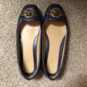 MK navy flats